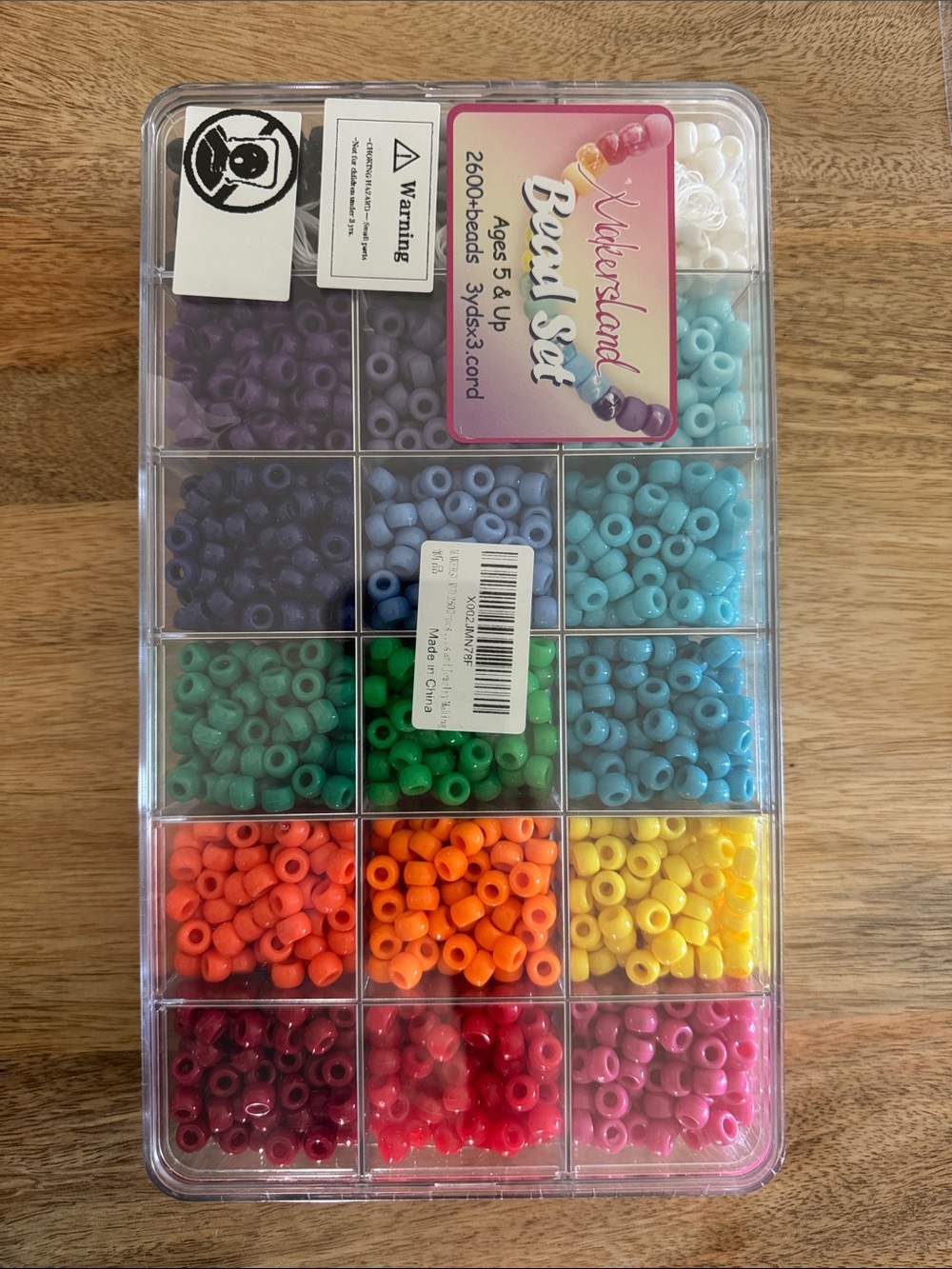 NWT Bead set with additional crafts